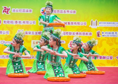 14 Tai Kok Tsui tapınağın içinde Hong Kong Fuarı.