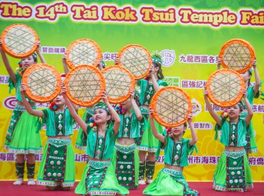 14 Tai Kok Tsui tapınağın içinde Hong Kong Fuarı.