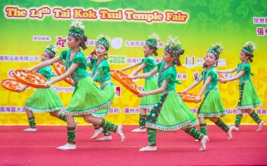 14 Tai Kok Tsui tapınağın içinde Hong Kong Fuarı.