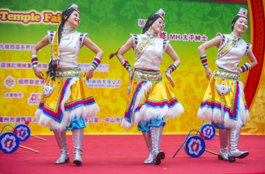 14 Tai Kok Tsui tapınağın içinde Hong Kong Fuarı.
