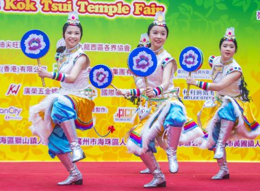 14 Tai Kok Tsui tapınağın içinde Hong Kong Fuarı.