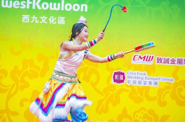 14 Tai Kok Tsui tapınağın içinde Hong Kong Fuarı.