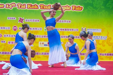 14 Tai Kok Tsui tapınağın içinde Hong Kong Fuarı.