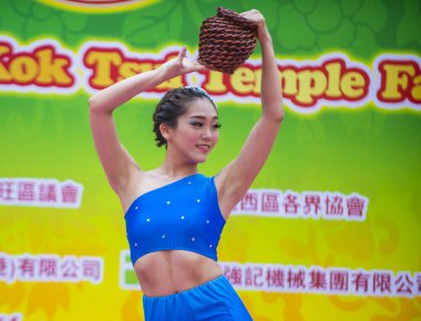 14 Tai Kok Tsui tapınağın içinde Hong Kong Fuarı.