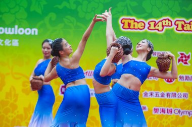 14 Tai Kok Tsui tapınağın içinde Hong Kong Fuarı.