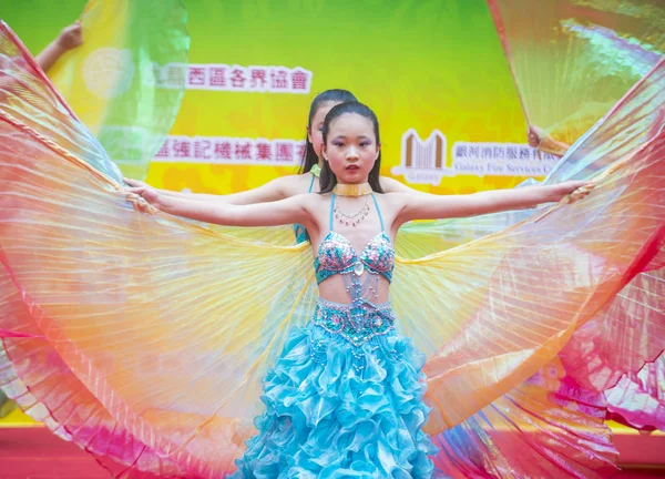 La 14ª feria del templo Tai Kok Tsui en Hong Kong . — Foto de Stock