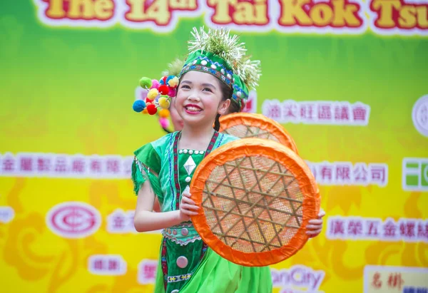 The 14th Tai Kok Tsui temple fair in Hong Kong. — Stock Photo, Image