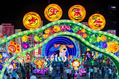 Singapur 2018 nehir Hongbao