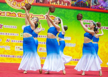 14 Tai Kok Tsui tapınağın içinde Hong Kong Fuarı.