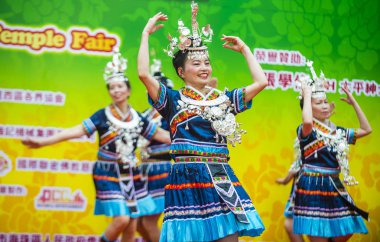 14 Tai Kok Tsui tapınağın içinde Hong Kong Fuarı.