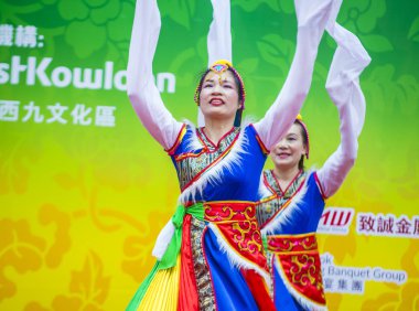 14 Tai Kok Tsui tapınağın içinde Hong Kong Fuarı.