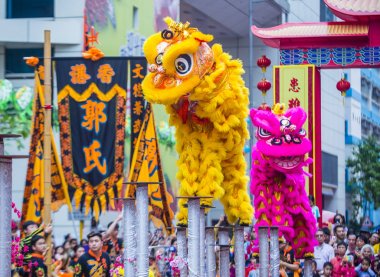 14 Tai Kok Tsui tapınağın içinde Hong Kong Fuarı.