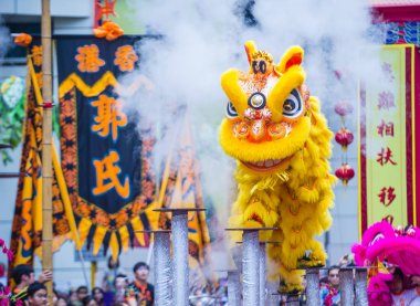 14 Tai Kok Tsui tapınağın içinde Hong Kong Fuarı.
