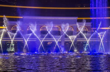 Wynn Hotel Macau çeşme gösteri