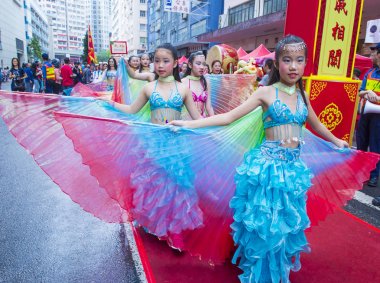 14 Tai Kok Tsui tapınağın içinde Hong Kong Fuarı.