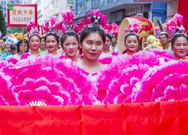 14 Tai Kok Tsui tapınağın içinde Hong Kong Fuarı.