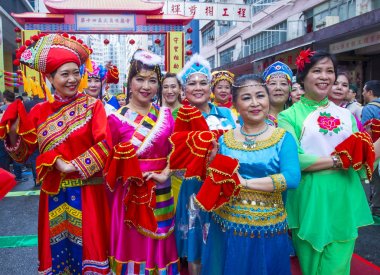 14 Tai Kok Tsui tapınağın içinde Hong Kong Fuarı.