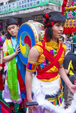 14 Tai Kok Tsui tapınağın içinde Hong Kong Fuarı.