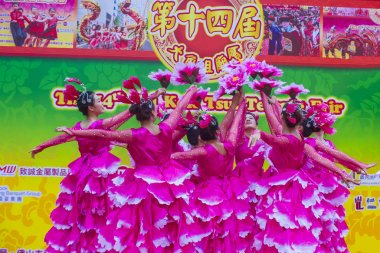 14 Tai Kok Tsui tapınağın içinde Hong Kong Fuarı.