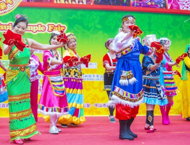 14 Tai Kok Tsui tapınağın içinde Hong Kong Fuarı.