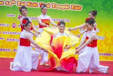 14 Tai Kok Tsui tapınağın içinde Hong Kong Fuarı.