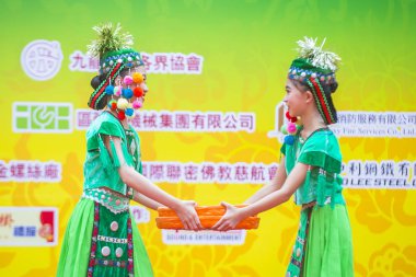 14 Tai Kok Tsui tapınağın içinde Hong Kong Fuarı.