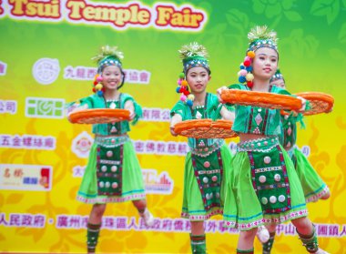 14 Tai Kok Tsui tapınağın içinde Hong Kong Fuarı.