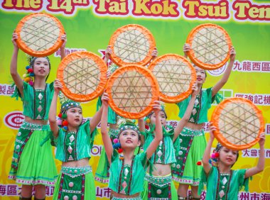 14 Tai Kok Tsui tapınağın içinde Hong Kong Fuarı.