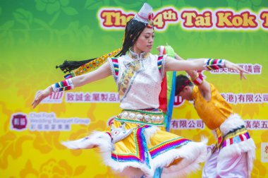 14 Tai Kok Tsui tapınağın içinde Hong Kong Fuarı.