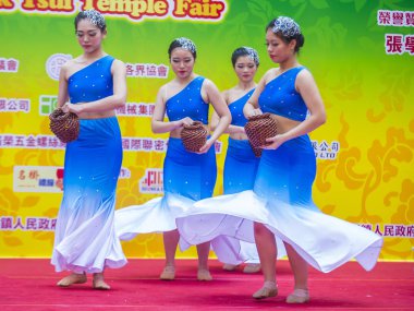 14 Tai Kok Tsui tapınağın içinde Hong Kong Fuarı.