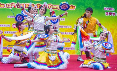 14 Tai Kok Tsui tapınağın içinde Hong Kong Fuarı.