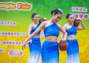 14 Tai Kok Tsui tapınağın içinde Hong Kong Fuarı.