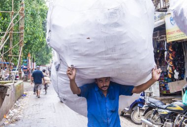 Mumbai Hindistan 'da Asalfa Mahallesi 