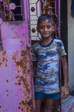 Mumbai Hindistan 'da Dharavi Mahallesi 