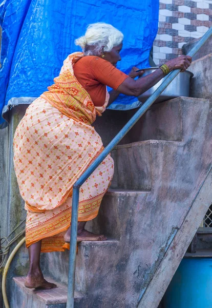 Quartiere di Asalfa a Mumbai India — Foto Stock