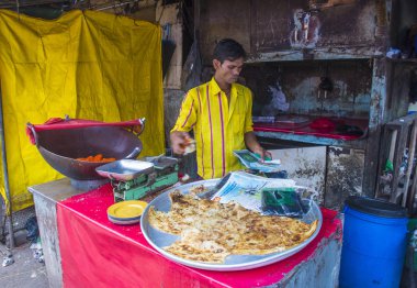 Mumbai Hindistan 'da Dharavi Mahallesi 