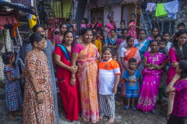 Mumbai Hindistan 'da Janmashtami festivali