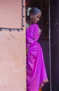 Mumbai Hindistan 'da Asalfa Mahallesi 