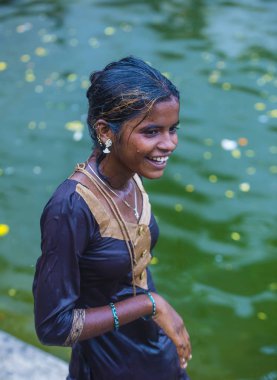 Banganga Tank Mumbai Hindistan 'da