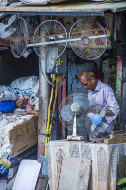 Mumbai Hindistan 'da Dharavi Mahallesi 