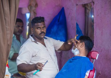 Mumbai Hindistan 'da Dharavi Mahallesi 