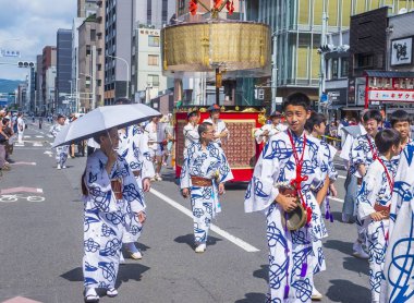 Gion Matsuri Kyoto Japonya 'da