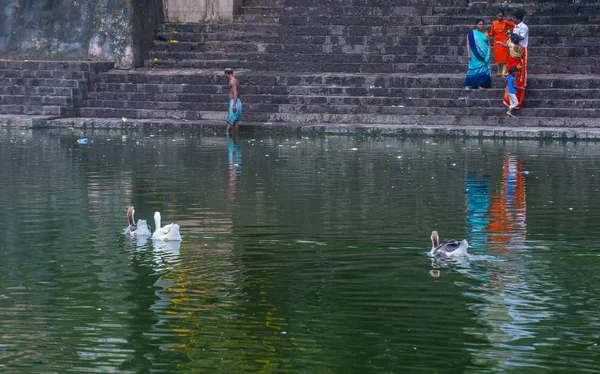 Banganga Tank in Mumbai India — Stockfoto