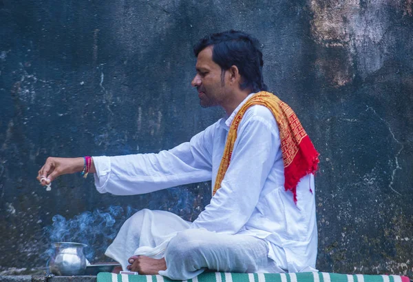 Tanque Banganga em Mumbai Índia — Fotografia de Stock