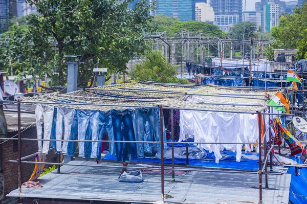 Dhobi Ghat em Mumbai Índia — Fotografia de Stock