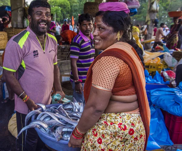 Доки Сассуна в Мумбаи — стоковое фото