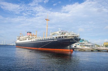 Yokohama'da Hikawa Maru Gemisi 