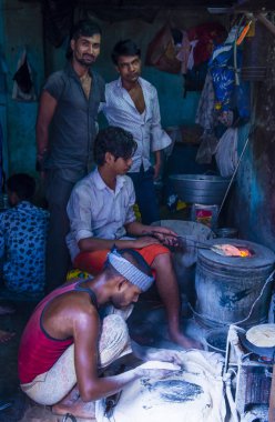 Mumbai Hindistan 'da Dharavi Mahallesi 