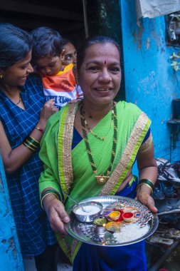 Mumbai Hindistan 'da Janmashtami festivali
