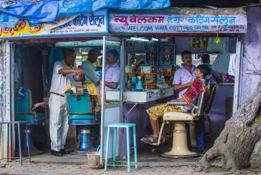 Mumbai Hindistan 'da Dharavi Mahallesi 